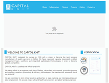 Tablet Screenshot of capitalknit.net